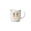 Tazze E Tazzine-Bitossi Home Mug Lettera U 8,6 O 9,2H Cm Decalcomania Oro