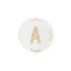 Accessori-Bitossi Home Piattino Lettera A Decalcomania Oro