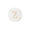 Accessori-Bitossi Home Piattino Lettera Z Decalcomania Oro