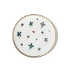 Piatti-Bitossi Home Piatto Quadrifoglio E Coccinella Decalcomania