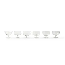 Piatti E Coppe-Bitossi Home Set 6 Coppette Forme Assortite Trasparente