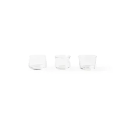 Accessori-Bitossi Home Set 3 Tea-Light Forme Assortite Trasparente